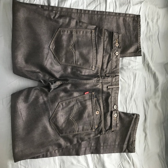 Levi’s jeans size 33x30 slim fit dark denim - Picture 2 of 5